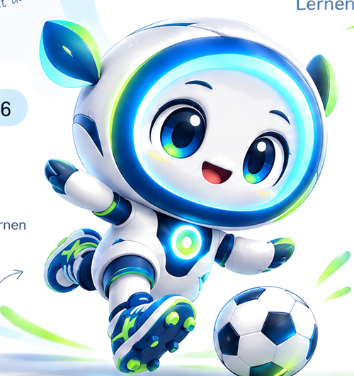 OBSEVIO Lernfigur im Fußballstil